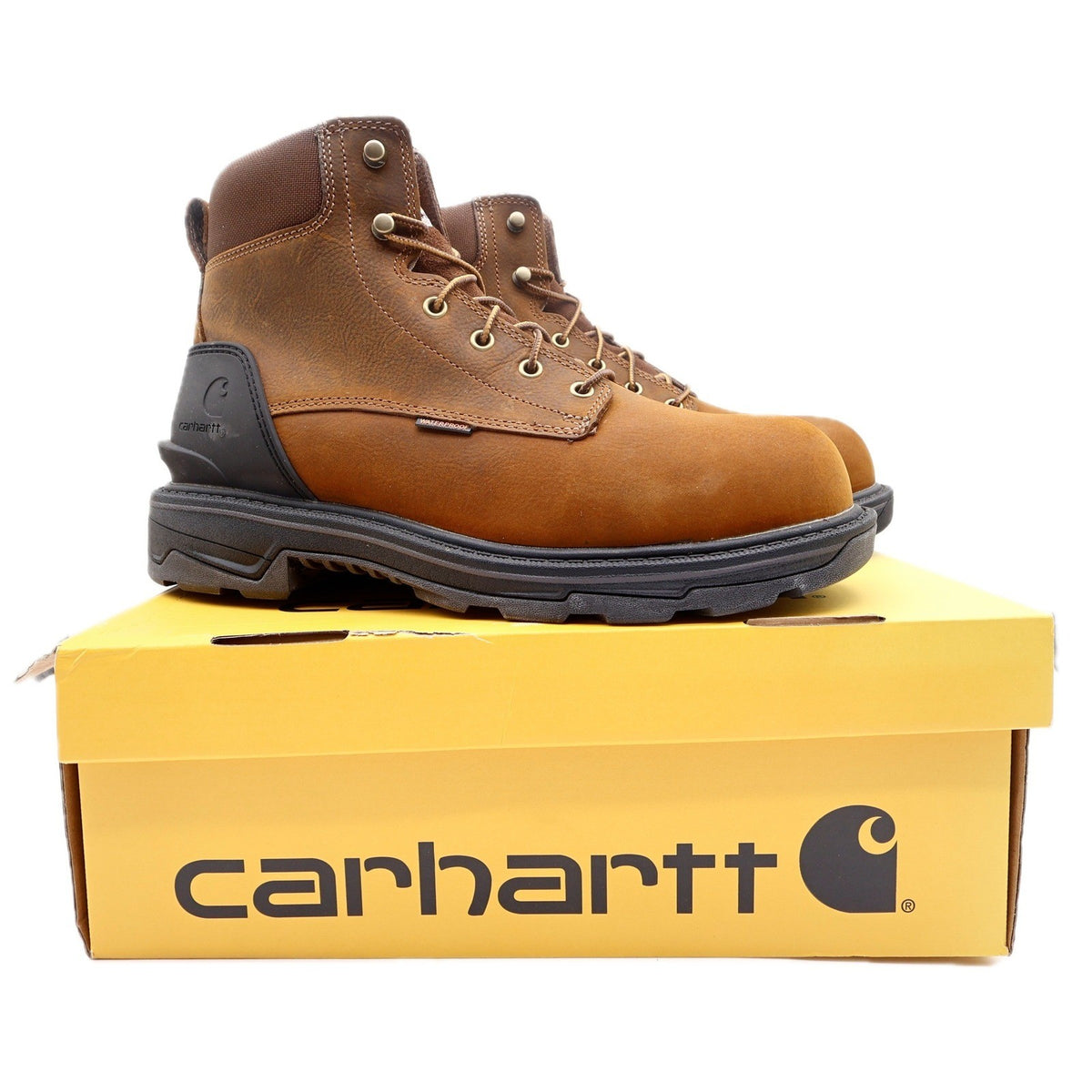 Carhartt Ironwood Work Boot Mens 11 Brown Leather Alloy Toe Waterproof FT6500-M - take2supply
