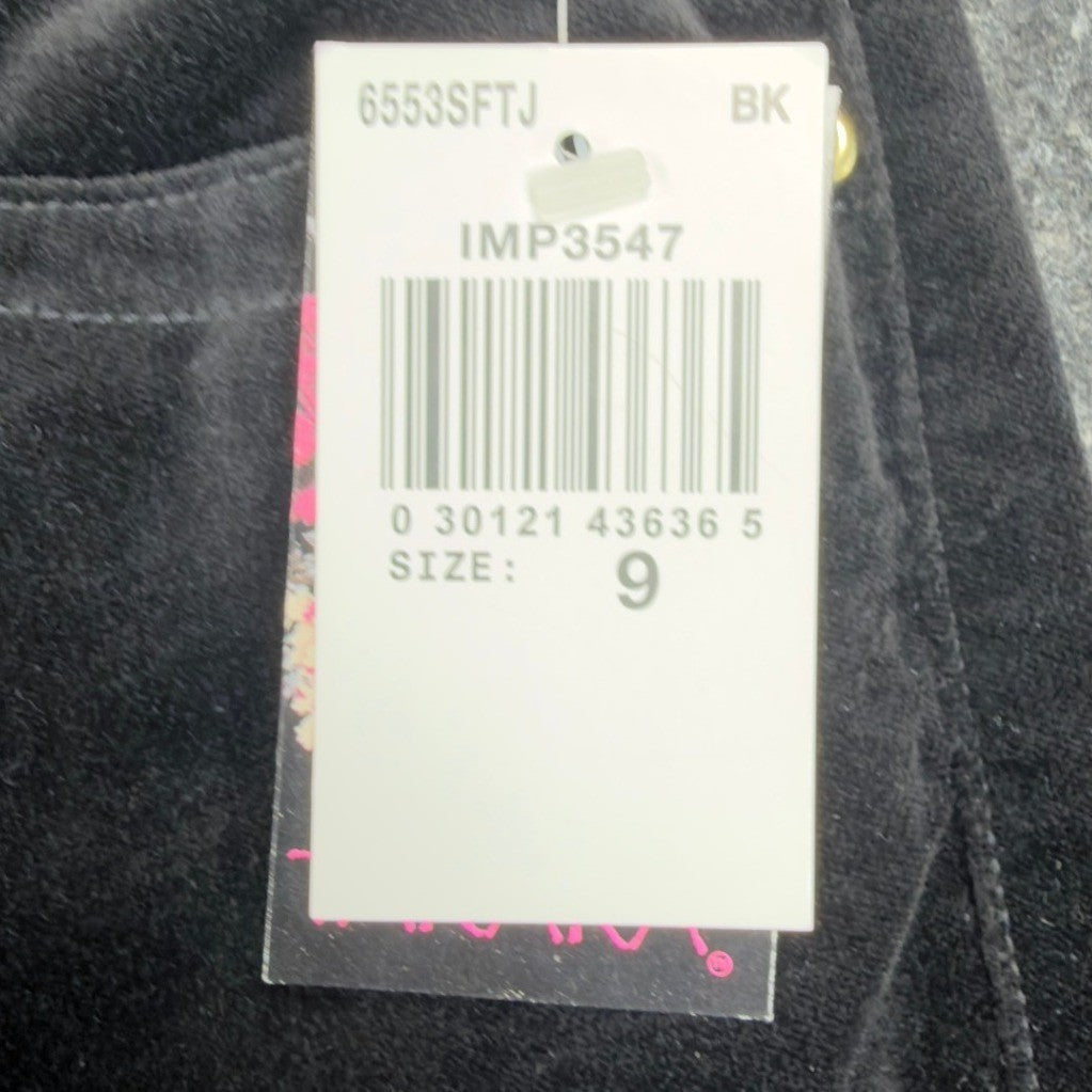 TAKARA Y2K Flare Pants Womens 9 Black Cotton Blend NWT C711 - take2supply