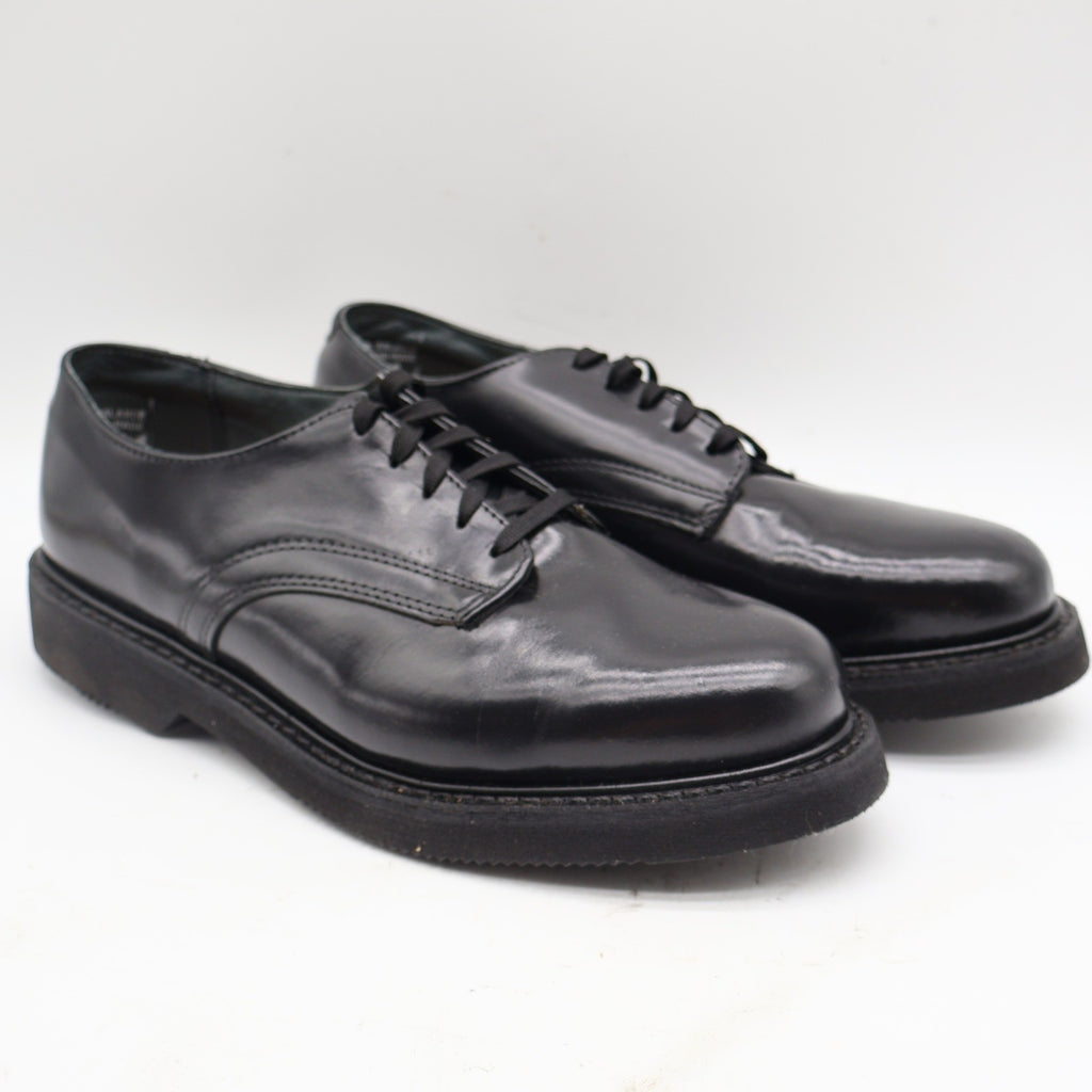 Carolina Uniform Service Oxford Mens 8.5 EE Wide Black Leather Shoes USA Made 32 - take2supply