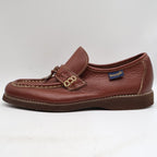 Wrangler Loafers Mens 8 M Vintage Brown Leather Deadstock Moccasin Toe 96-5527 - take2supply