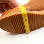 Sportiques Sneakers 7.5 Vintage Deadstock Brown Leather Gum Ripple Sole Romania - take2supply