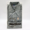 Mr Dee Cee Shirt Boys 10 Gray Green Plaid Long Sleeve Dagger Collar USA NWT - take2supply