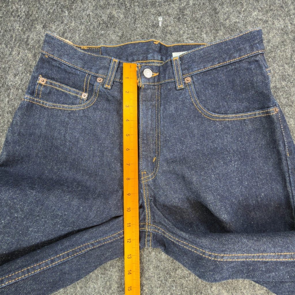 Levi's 2000s 565 Wide Leg Jeans Boys 30x32 Dark Indigo Deadstock NWT Vintage - take2supply