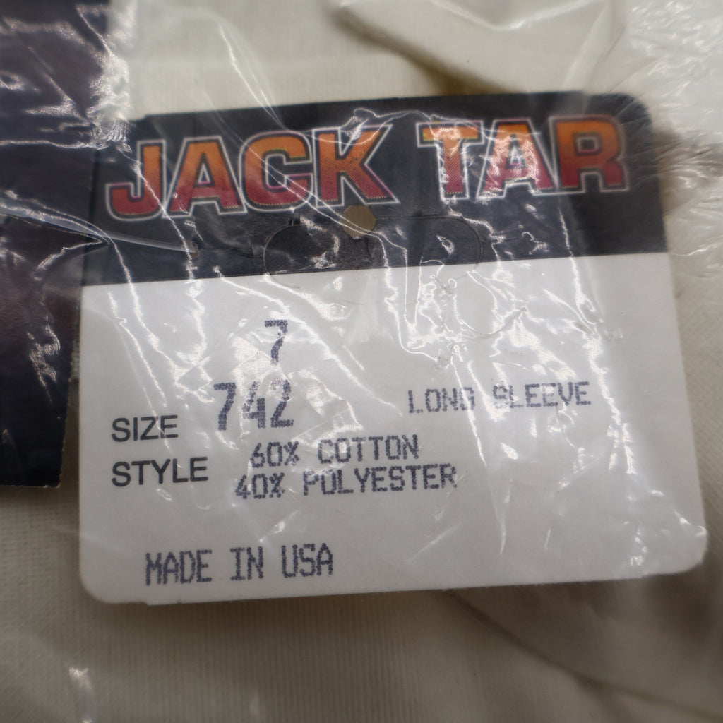 Jack Tar Shirt Boys 7 Cream Ivory Long Sleeve Button Down Cotton Blend USA NWT - take2supply