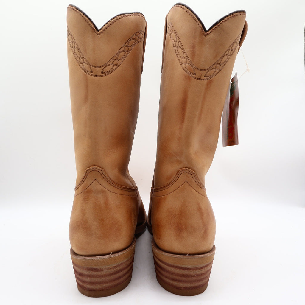 Laredo Y2K Western Boots Mens 12 D Tan Brown Leather Work Cowboy 2104 NIB - take2supply