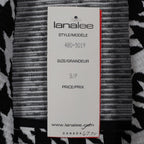 Lanalee Cardigan Women Small Black White Houndstooth Open Front Made in Canada - take2supply