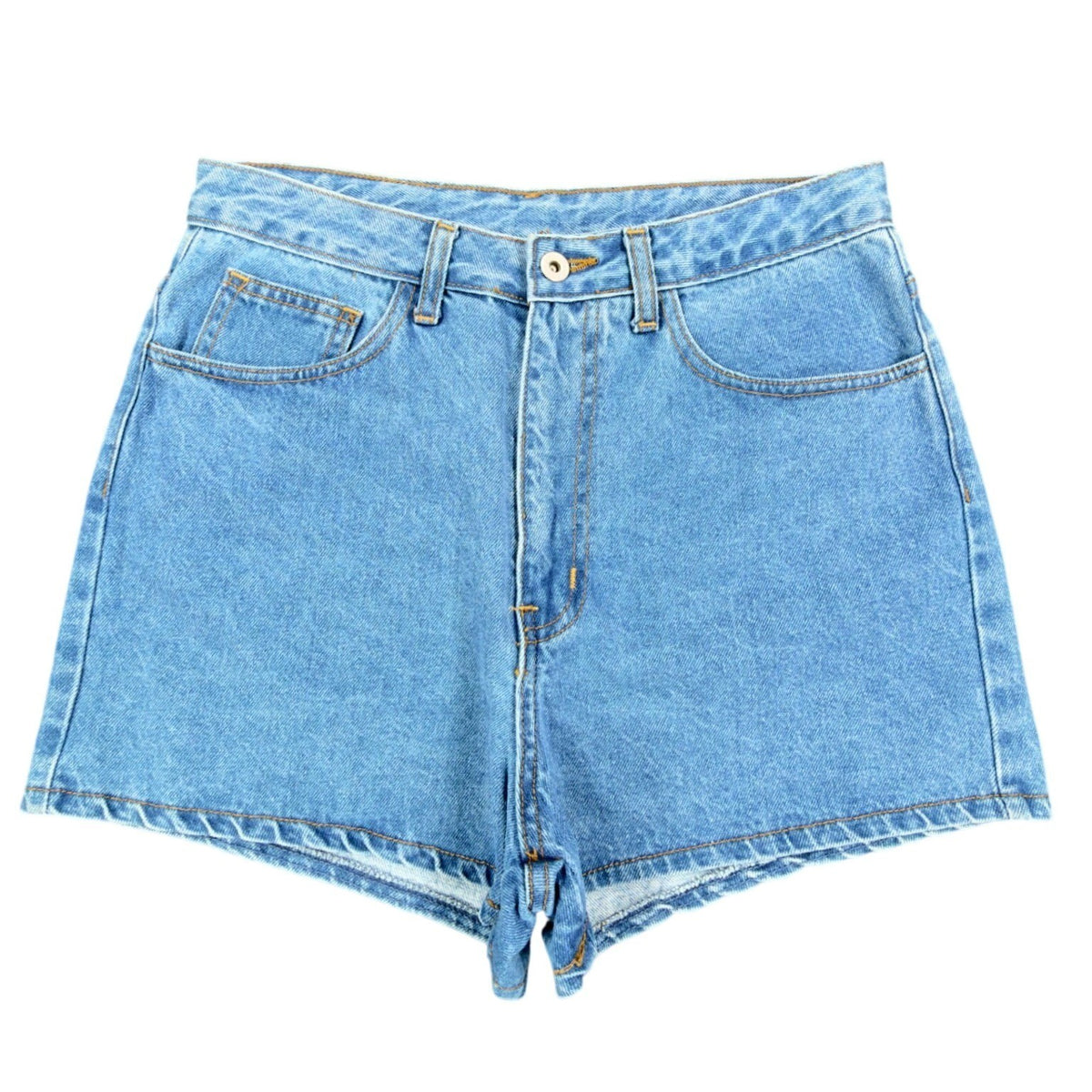 Boom Boom Vintage 90s Denim Shorts Womens 11/12 Blue Cotton NWT - take2supply
