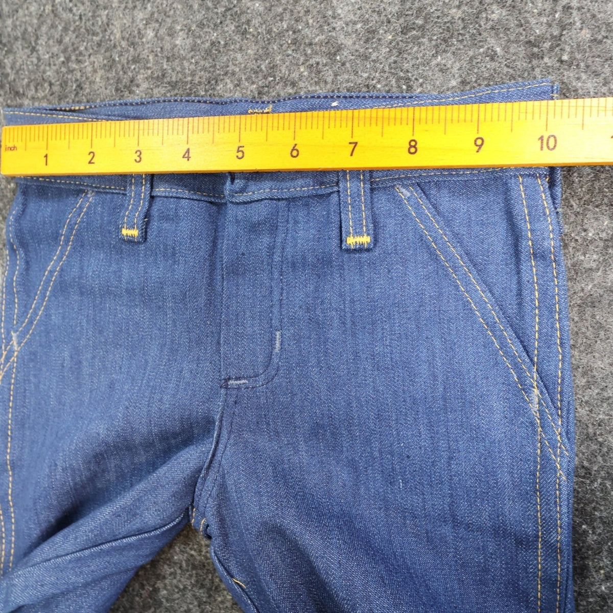 Young Maverick Vintage 70s Straight Leg Jeans Boys 3 Blue Denim NWT USA - take2supply