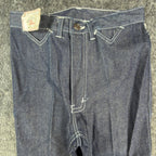 California Babe Jeans Womens 7 Blue Cotton High Waist Flare Vintage 70s - take2supply