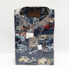 North River Outfitters Shirt Mens XL Navy Classic Pickup Truck Print Cotton NWT - take2supply