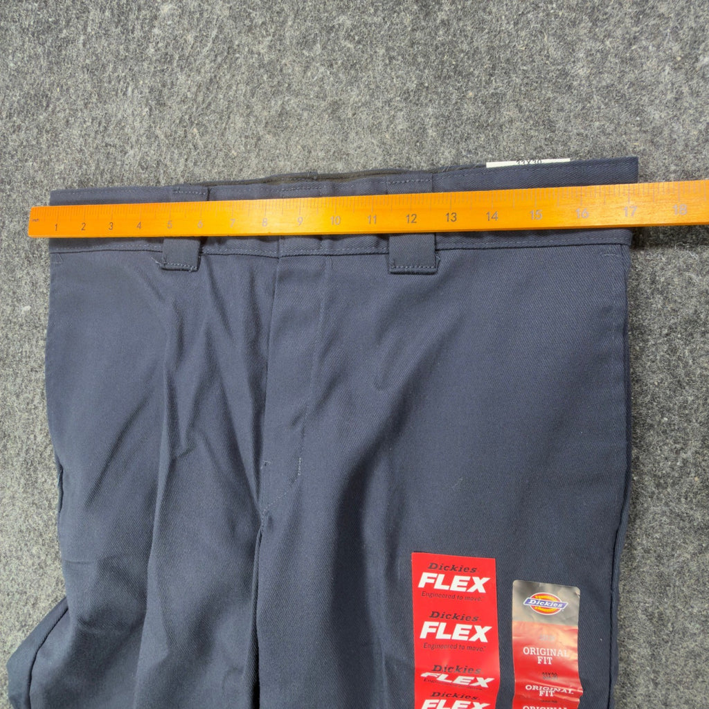 Dickies 874 Flex Work Pants Mens 33x30 Dark Navy Blue Modern NWT - take2supply