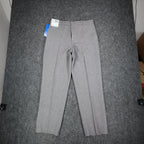 Levi Strauss Action Slacks Mens 33x30 Vintage 2000s Grey Flat Front Dress Pants - take2supply