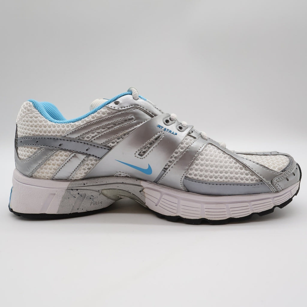 Nike Air Alaris+ 3 MSL Women 7 Running Shoes 2010 White Silver Blue 386775-141 - take2supply