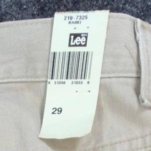 Lee Dungarees Cargo Shorts Mens 29 Khaki Cotton Relaxed Vintage 90s Made in USA - take2supply