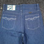Young Maverick Vintage Girls 12 Reg Blue Straight Leg Jeans NWT - take2supply