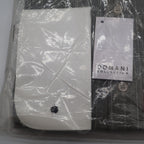 Domani Collection Dress Shirt 17.5 34/35 Gray White Collar French Cuffs New - take2supply