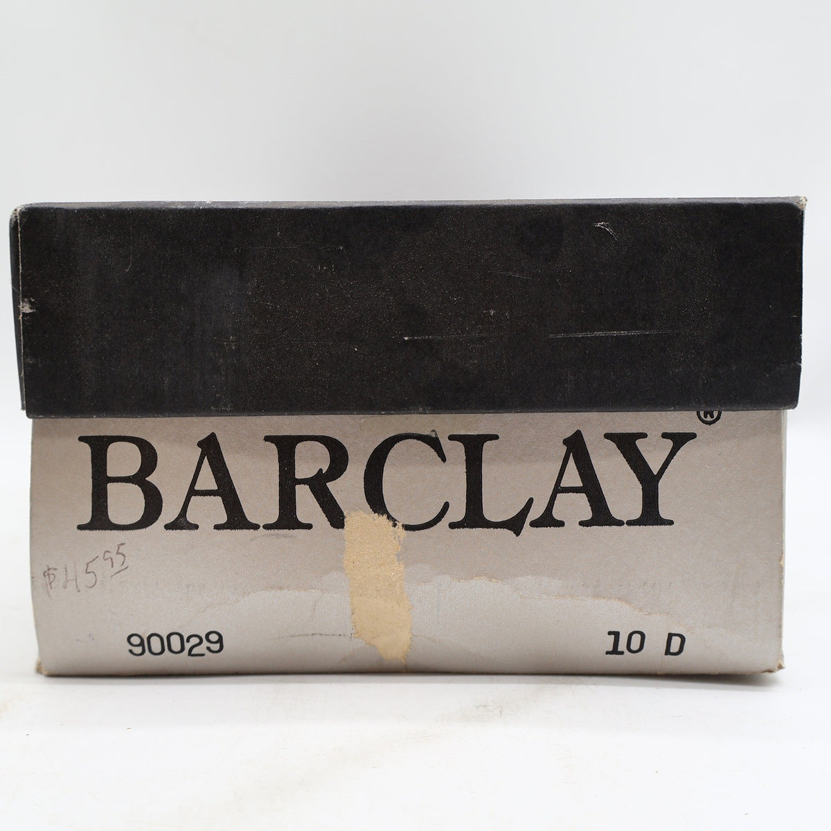 Barclay Oxford Dress Shoes Mens 10 D Vintage Black Leather Made in USA 90029 - take2supply