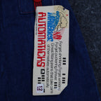 Young Maverick Automaticks Jeans Girls 12 Slim Blue Red Flare USA Deadstock NWT - take2supply