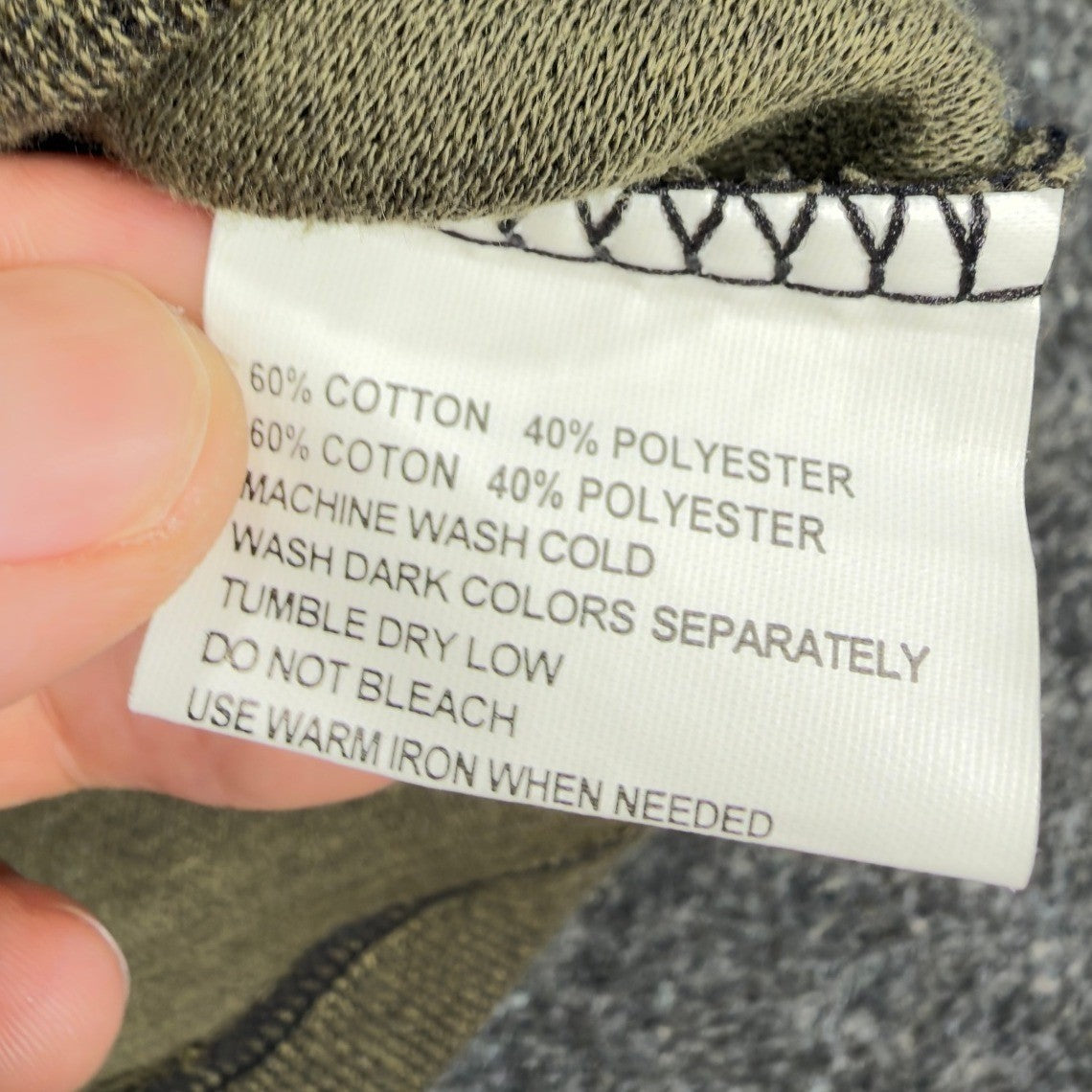 Ferruche Y2K Long Sleeve Shirt Mens XL Olive Green Striped Pullover NWT C417 - take2supply