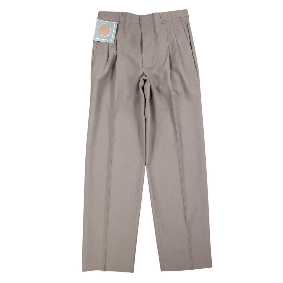 Levi's Action Slacks Pants Mens 34x29 Vintage 80s Deadstock Pleated Taupe Brown - take2supply