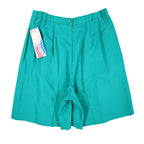 That's Me! Vintage 90s Nautical Short Set Womens M 9/10 Teal Green Deadstock NWT - take2supply