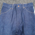 Lady Maverick Vintage Jeans Womens 8 26 Deadstock USA High Waist Straight Blue - take2supply