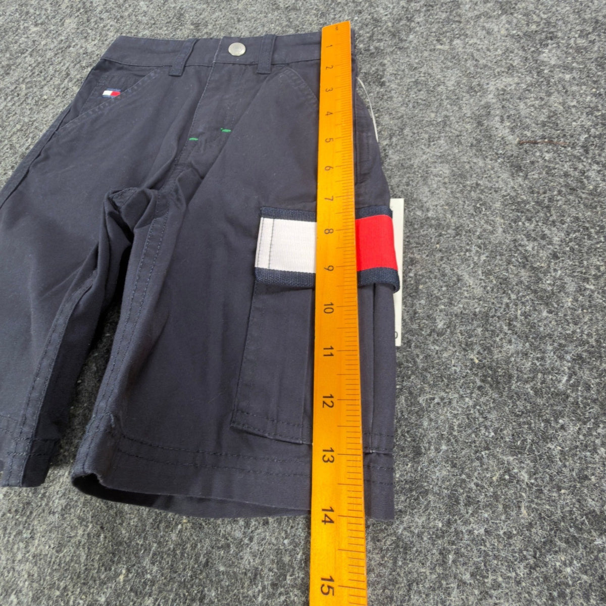 Tommy Hilfiger Vintage 90s Cargo Shorts Toddler 3T Navy Blue Cotton NWT - take2supply