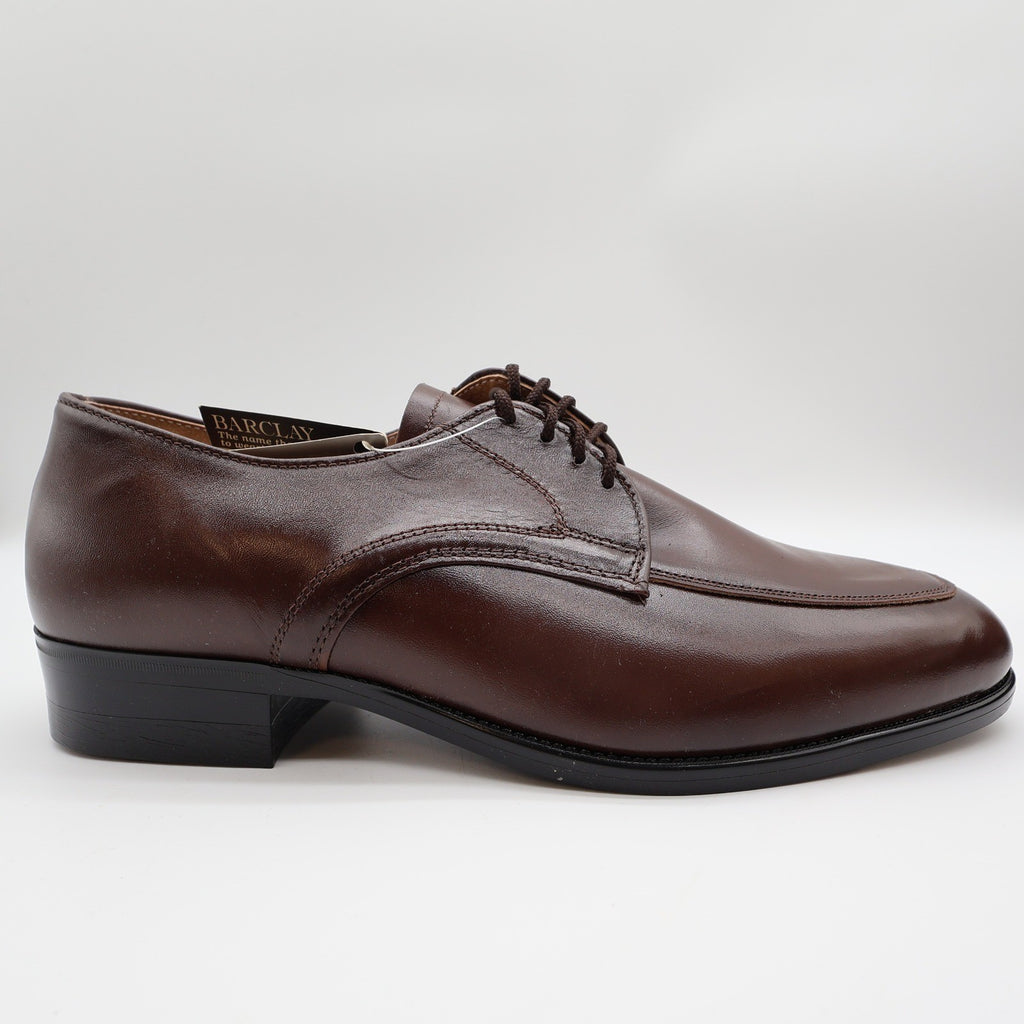 Barclay Endicott Johnson Brown Leather Oxford Shoes Mens 11 EEE Wide Vintage USA - take2supply