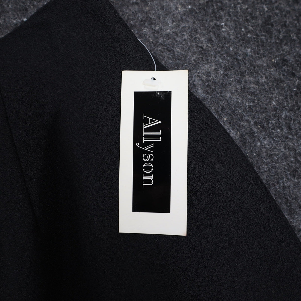 Allyson A-Line Skirt Womens 12 Vintage 90s Black Polyester Lined Career Wear - take2supply
