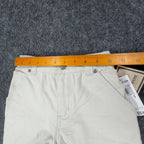 John Deere Carpenter Shorts Boys 5 Stone Cotton Canvas NWT Deadstock - take2supply