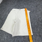 John Deere Carpenter Shorts Boys 5 Stone Cotton Canvas NWT Deadstock - take2supply