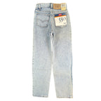 Levis 550 Jeans Boys 11 Slim Vintage 90s Light Acid Wash Denim Made in USA NWT - take2supply