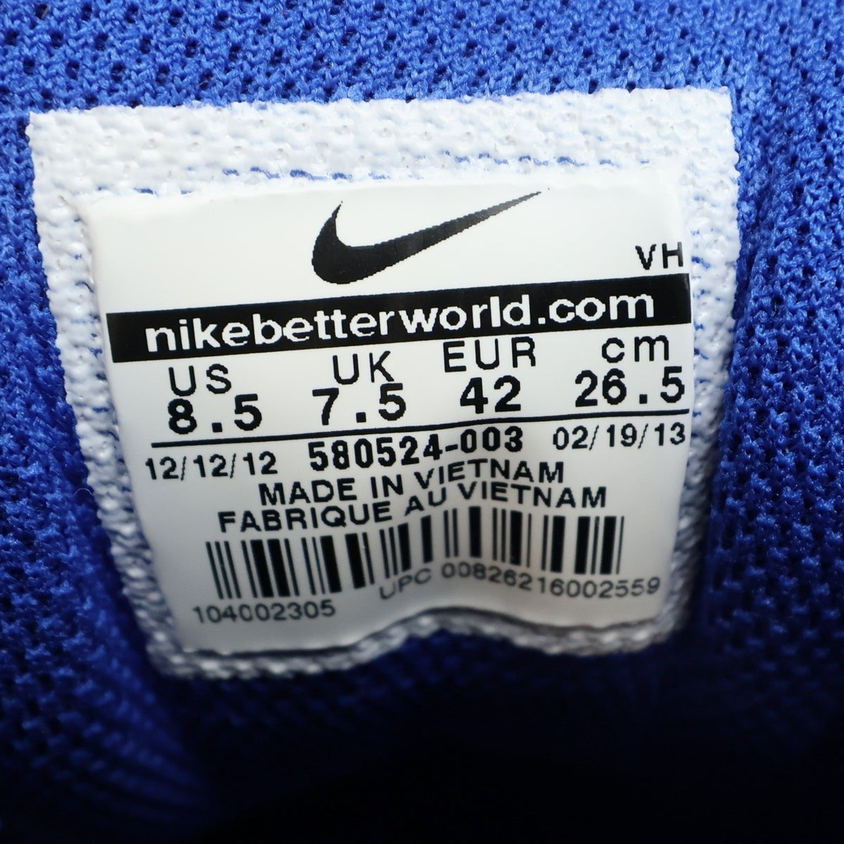 Nike Dart 10 Mens 8.5 4E Wide Running Shoes Wolf Grey Volt Blue 580524-003 - take2supply