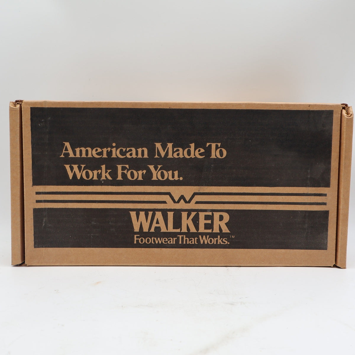 Walker Work Boots Mens 10 D Vintage Made in USA Brown Leather Lace Up 685 NEW - take2supply