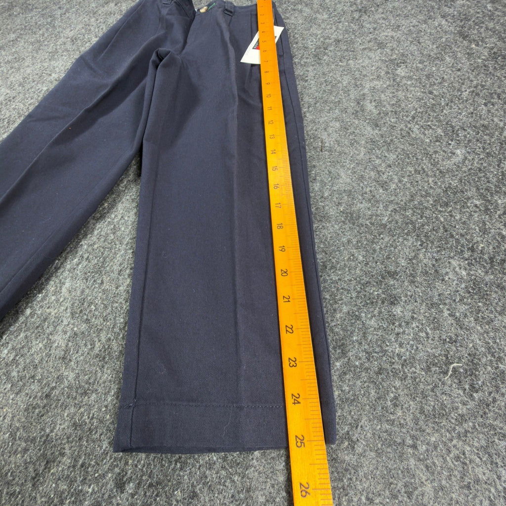 Tommy Hilfiger Y2K Chino Pants Boys 5 Navy Blue Cotton NWT Deadstock - take2supply