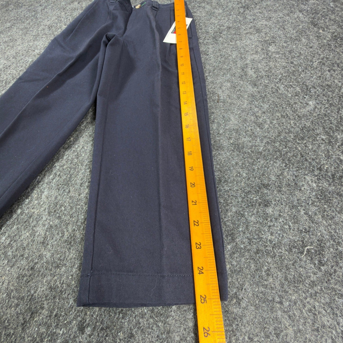 Tommy Hilfiger Y2K Chino Pants Boys 5 Navy Blue Cotton NWT Deadstock - take2supply