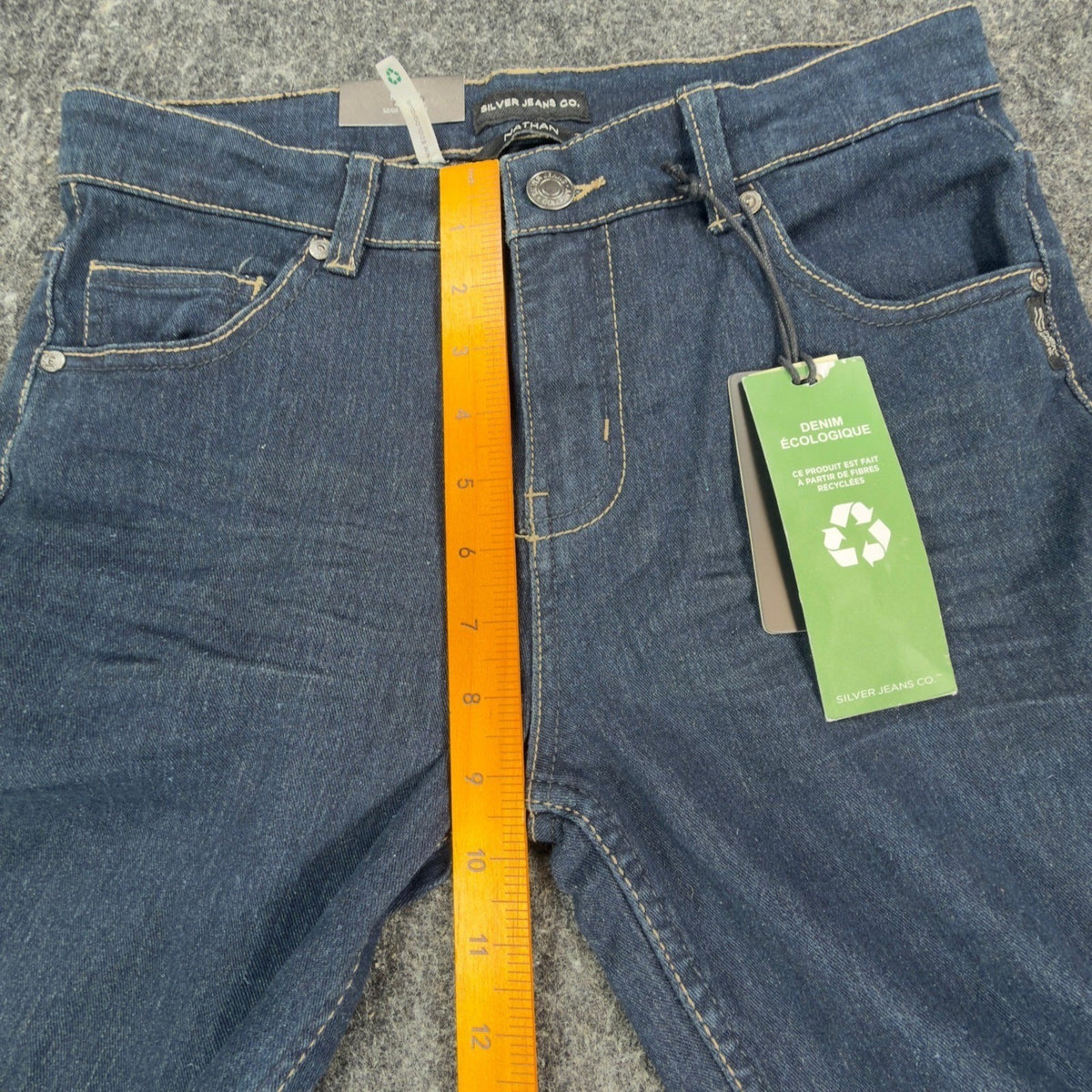Silver Jeans Co. Nathan Skinny Jeans Boys Size 12 Dark Blue Stretch NWT - take2supply