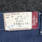 Clinchers Vintage Girls 10 Regular Blue Cotton Flare Jeans NWT USA - take2supply
