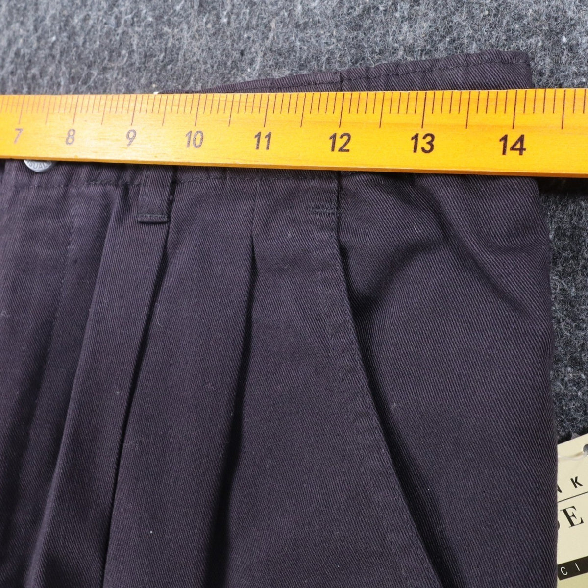 Lee Casuals Pleated Pants Womens 8M Vintage 90s Black Cotton Side Elastic NWT - take2supply