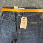 Levi's 505 Regular Straight Jeans Boys 14 Slim 25x27 Dark Wash Indigo Denim NWT - take2supply