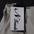 N Touch Pants Womens 8 Stone Stretch Straight Leg Side Zip NWT NOS - take2supply