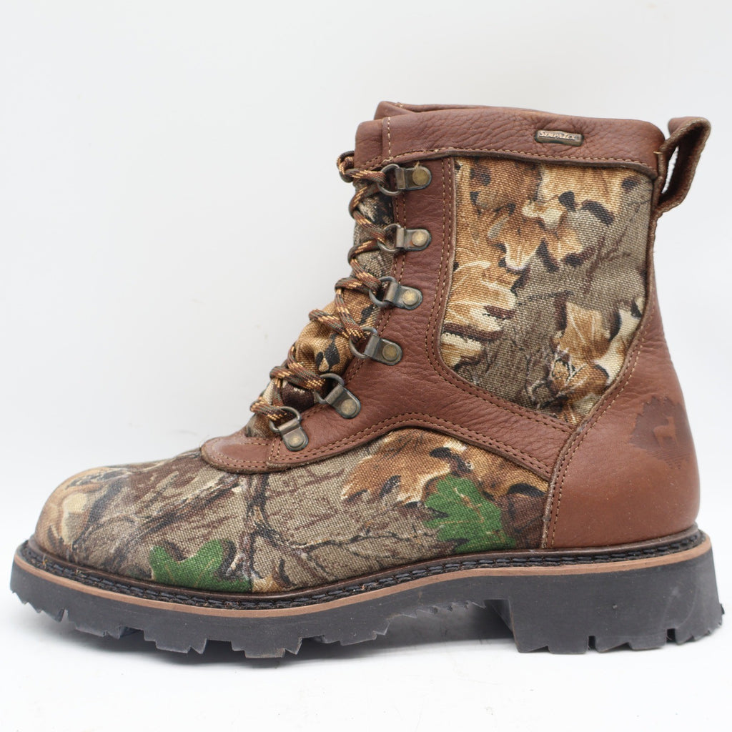 Lake of the Woods Hunting Boots Mens 8 D Vintage Camo Leather Thinsulate USA NIB - take2supply