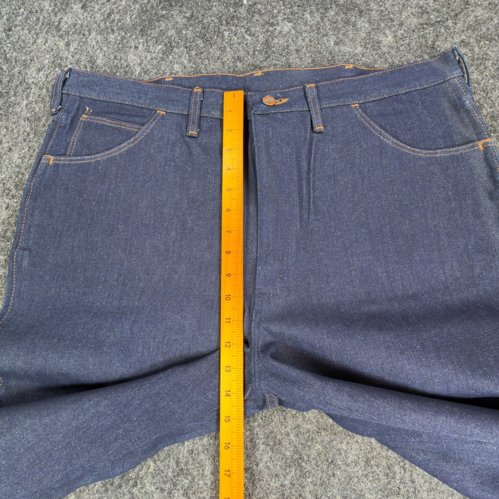 Maverick Vintage 70s Bootcut Jeans Mens 40M Dark Wash Indigo Cotton NWT NOS USA - take2supply