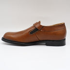 Young Explorers Lyons Monk Strap Shoes Boys 12.5 Vintage Deadstock Brown Leather - take2supply
