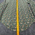 Wrangler Rugged Wear Leaf Print Shirt Mens M Green Cotton NWT R960LLV New - take2supply