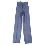 Vintage Clinchers Girls Jeans 8 Slim Blue Flare Leg USA Cotton NWT - take2supply