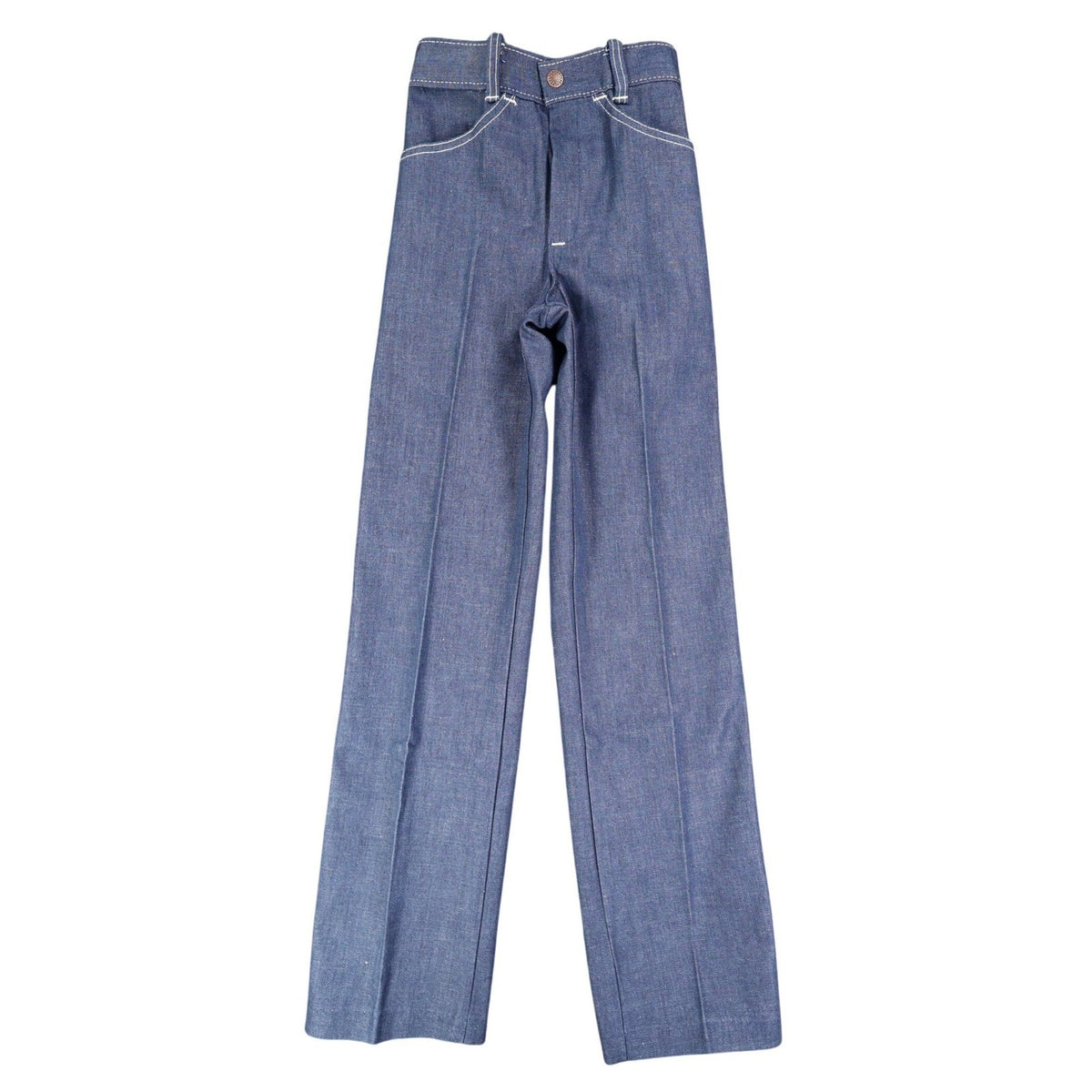 Vintage Clinchers Girls Jeans 8 Slim Blue Flare Leg USA Cotton NWT - take2supply
