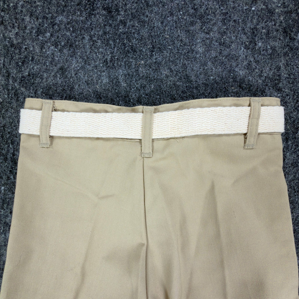 Toddy Winks Vintage 70s Twill Shorts Boys 6 Khaki Cotton Blend NWT - take2supply