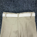 Toddy Winks Vintage 70s Twill Shorts Boys 6 Khaki Cotton Blend NWT - take2supply