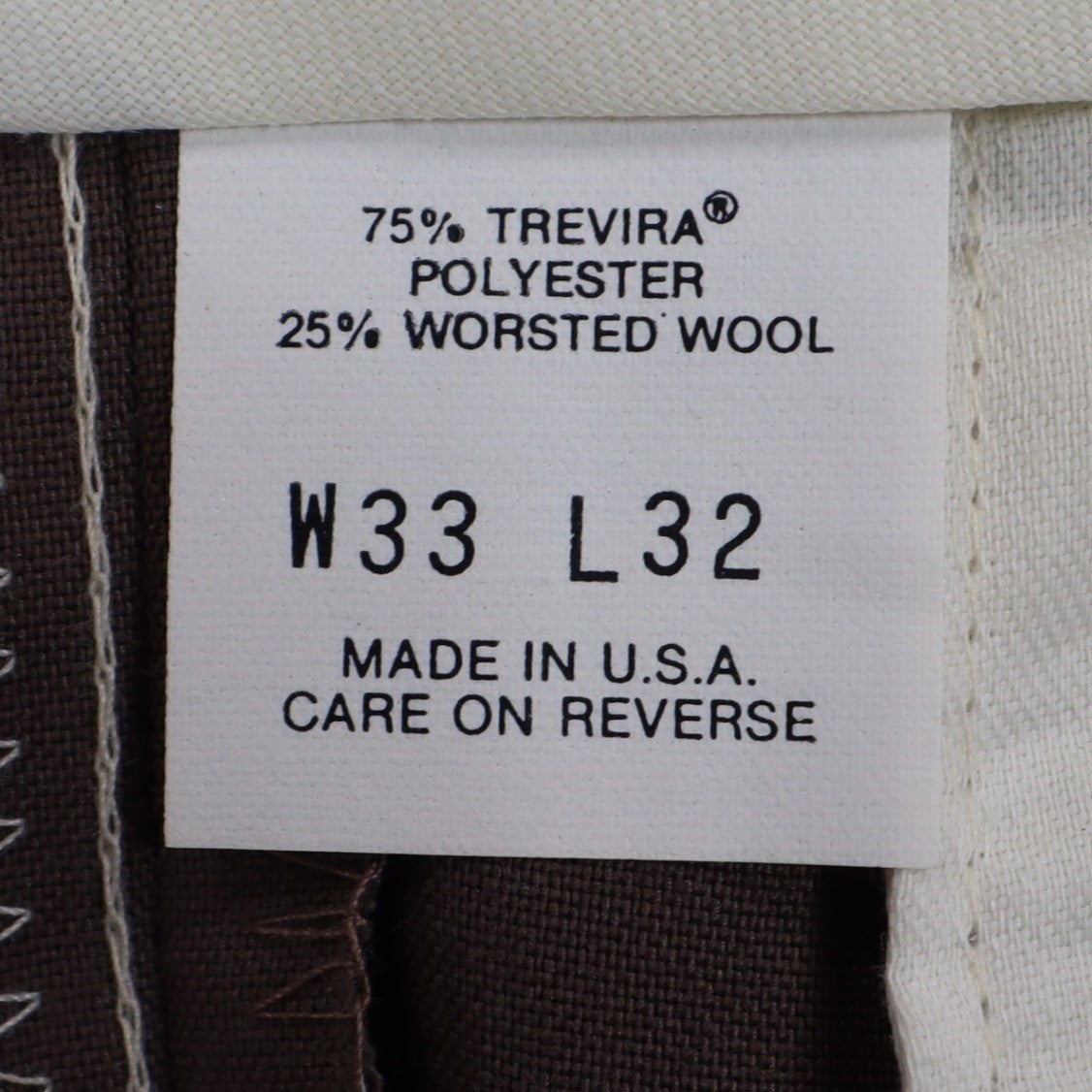 Levi's Action Slacks Pants Mens 34x29 Vintage 80s Deadstock Pleated Taupe Brown - take2supply